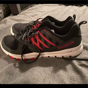 Reebok men’s shoes. Red and black